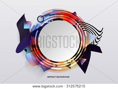 Creative Abstract Background. Concept Modern Template Layout. Liquid, Grunge And Geometric Shapes.tr