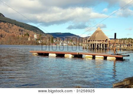 Loch Tay Crannog Schottland
