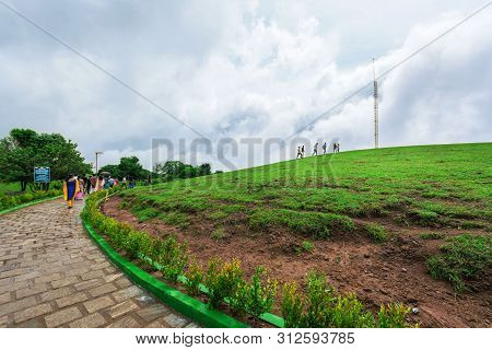Beautiful Morning View Of Vagamon Meadows And Sky