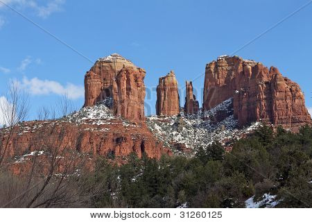 Dom Rock im Winter