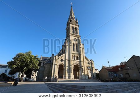 Church Located In The City Of Argenteuil And Named Basilique Saint Denys. France.