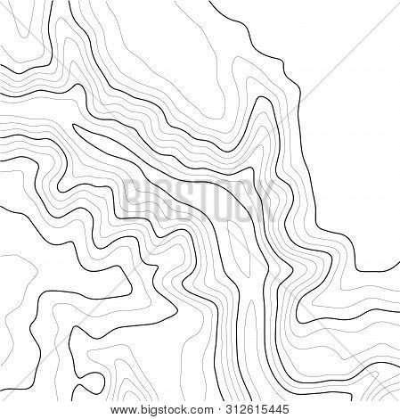 Topographic Map Contour Background. Line Topographic Map Contour Background. Art Design Contour Back