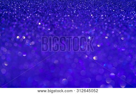 Shiny And Glamorous Festive Glitter Of Blue Color