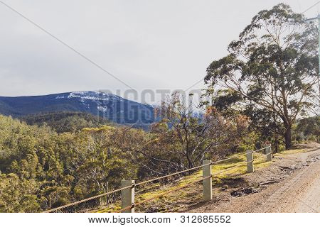 Australian Countryside Landscape In Winter