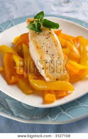Robalo com pimenta