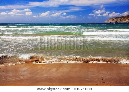 Grecia. Rhodes. Prasonisi. Un resort di windsurf