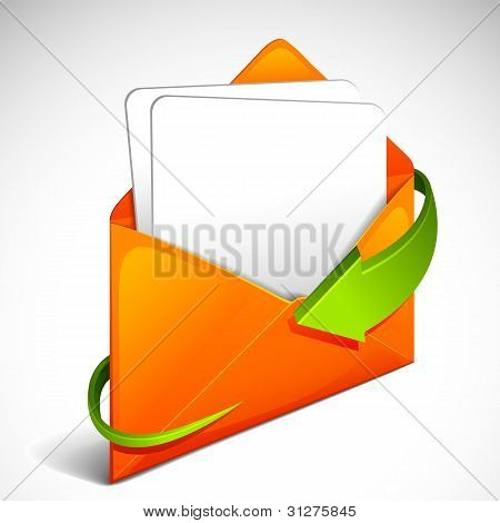 Seta em torno do Envelope