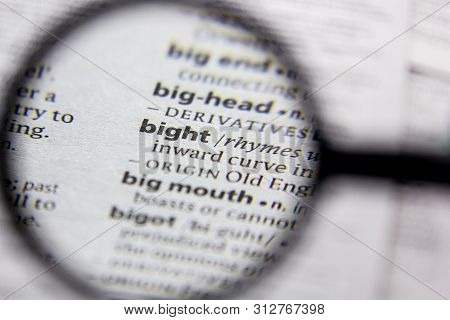 Word Or Phrase Bight In A Dictionary
