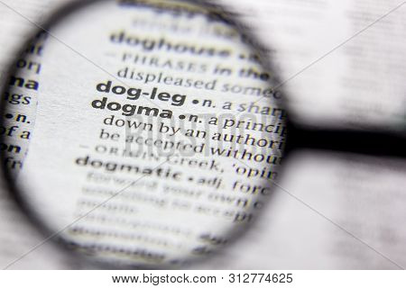 Word Or Phrase Dogma In A Dictionary