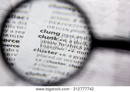 Word Or Phrase Clunk In A Dictionary
