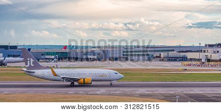 London, Uk - October 1, 2016: Heathrow Airport Is The Second Busiest Airport In The World By Interna