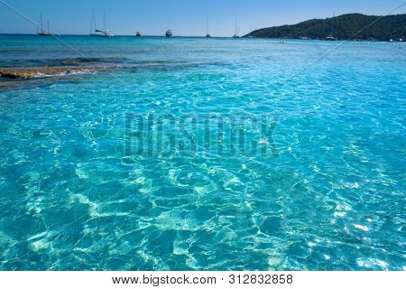 Ibiza Playa Ses Salines beach Es Cavallet in Sant Josep of Balearic Islands