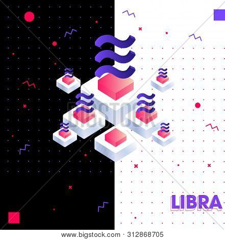 Libra Cryptocurrency Template Design.new Cryptocurrency. Calibra Is A New Digital Wallet For A New D