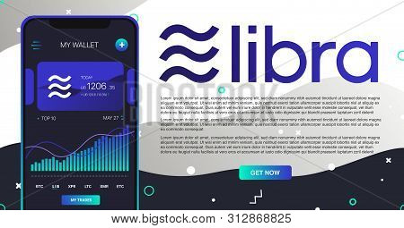 Libra Cryptocurrency Web Template Design.new Cryptocurrency. Calibra Is A New Digital Wallet For A N
