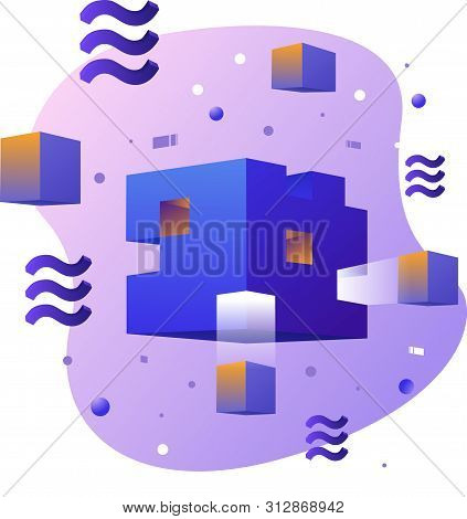 Libra Cryptocurrency Web Template Design.new Cryptocurrency. Calibra Is A New Digital Wallet For A N