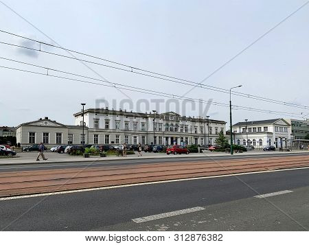 Sosnowiec, Poland - July 22, 2019: Sosnowiec Main - Railway Station.