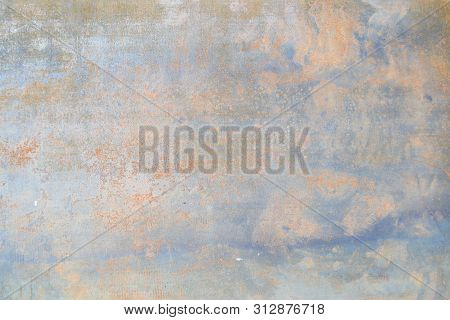 Rusty Metal Textured Background, Old Metal Iron Rust Background And Texture, Metal Corroded Texture,