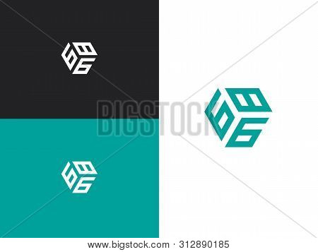 Combination Number, Stylish Vector Emblem For Design