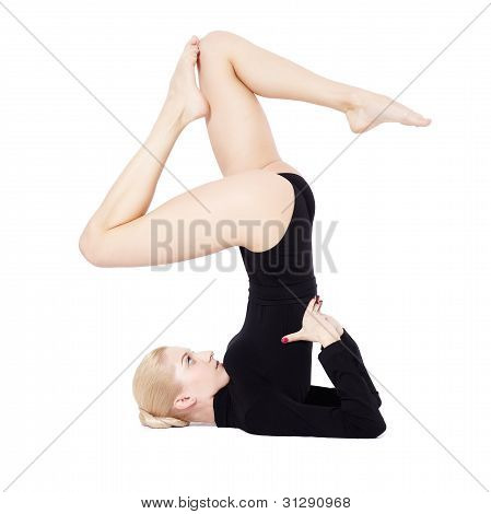 Voimistelija koulutus Shoulder Stand