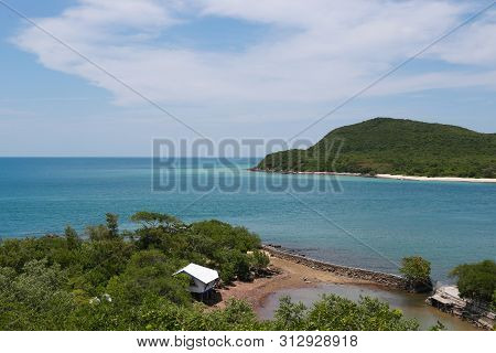 Samaesarn Island View Of Popular Tourist Attractions In Chonburi Province, Thailand.
