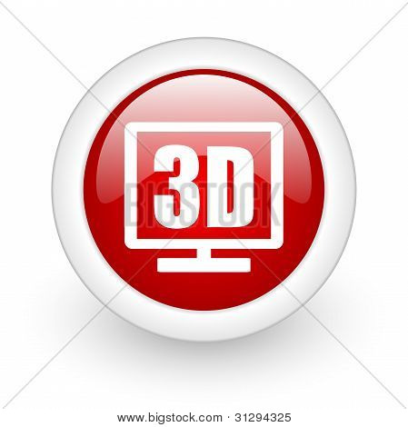 Wyświetlacz 3D ikona