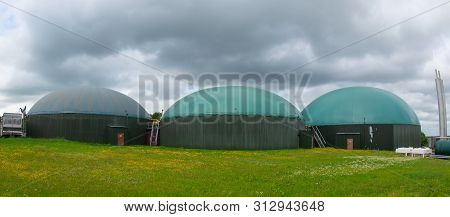 Biogas Plant For Generating Electricity And Generating Energy During