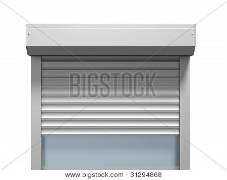 Fenster mit Rolladen