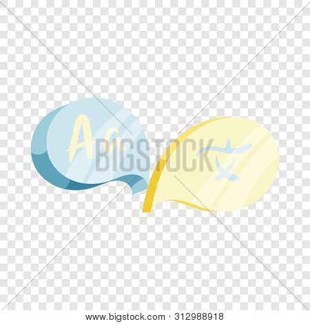 English Japan Translation Concept Icon. Cartoon Illustration Of English Japan Translation Concept Ve