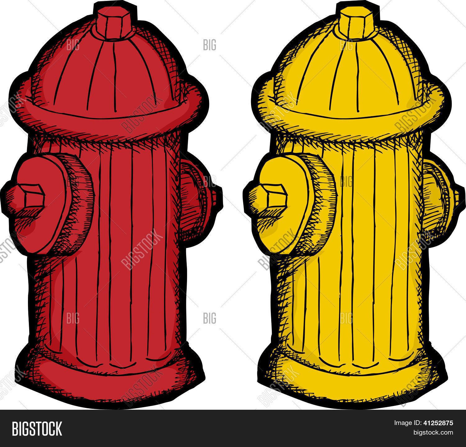 Fire Hydrant Cartoon Vector & Photo (Free Trial) Bigstock