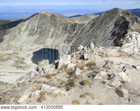 Amazing Landscape From Musala Peak, Rila Mountain, Bulgaria