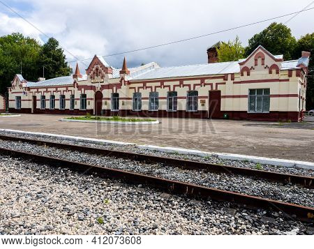 Belev, Russia - August 04, 2019: Old Railway Near Belev Station