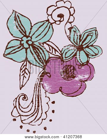 FreeHand blommor