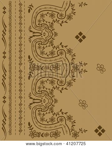 Antique border pattern