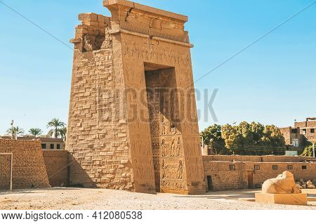 Ruins Of The Egyptian Karnak Temple, The Largest Open-air Museum In Luxor.