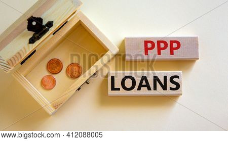Ppp, Paycheck Protection Program Loans Symbol. Concept Words Ppp, Paycheck Protection Program Loans 