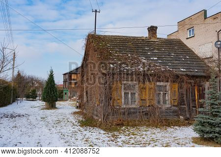 House In Soce Village, Famous For Traditional Architecture, Podlasie Region Of Poland