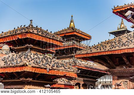 Durbar Square Kathmandu At Lalitpur Nepa , Asia
