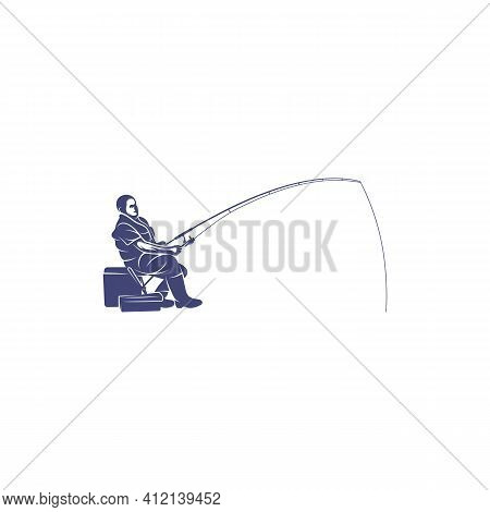 Angler Design Vector Vector & Photo (Free Trial) | Bigstock