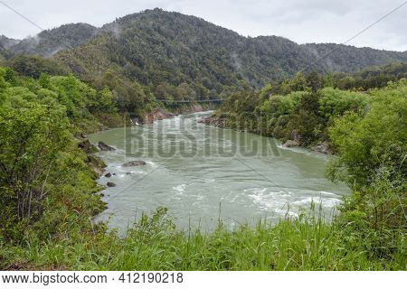 Scenery Around The Buller River In The South Island Of New Zealand