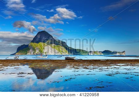 เอลนิโดอ่าวและเกาะดานน้ำ พาลาวัน ฟิลิปปินส์