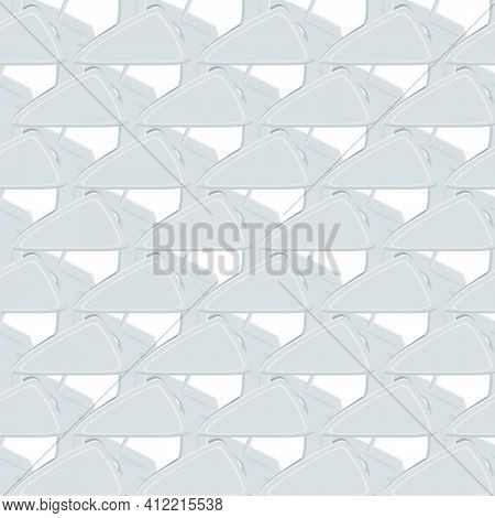 Abstract Seamless Medical Pipette, Dropper For Laboratory On White Background. Pattern Dropper Consi