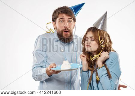 Man And Woman Palpatine Talking Holiday Confetti Birthday