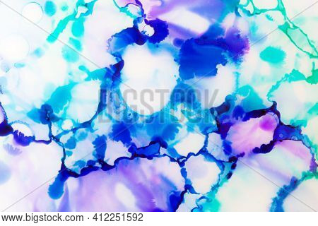 Tie Dye Striped Pattern Abstract Background. Cotton Fabric Abstract Texture Background.