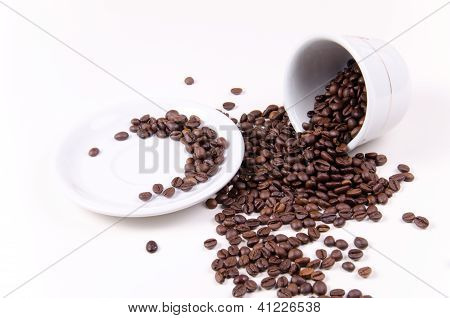 กาแฟและจานรอง