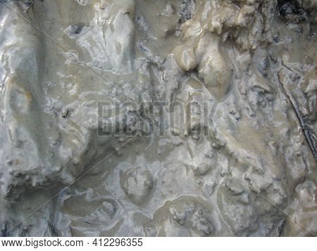 Mudflow In The Mountains. Natural Disasters Concept