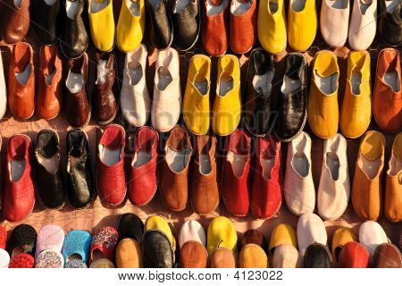 Colorful Shoes For Sale In Marrakech