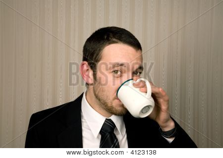 Man drinken