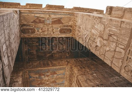 Ruins Of The Egyptian Karnak Temple, The Largest Open-air Museum In Luxor.