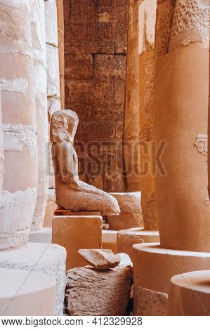 Ruins Of The Egyptian Karnak Temple, The Largest Open-air Museum In Luxor.