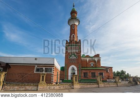 The Thousandth Anniversary Of Islam Mosque (also Known As The Mosque Across The Kaban Lake) In Kazan